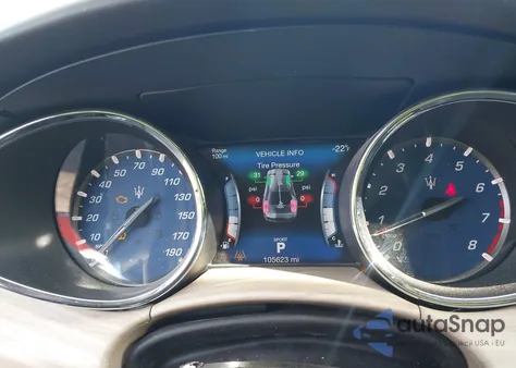 2017 Maserati Quattroporte S из США, поврежденный, VIN ZAM56RPA0H1238245